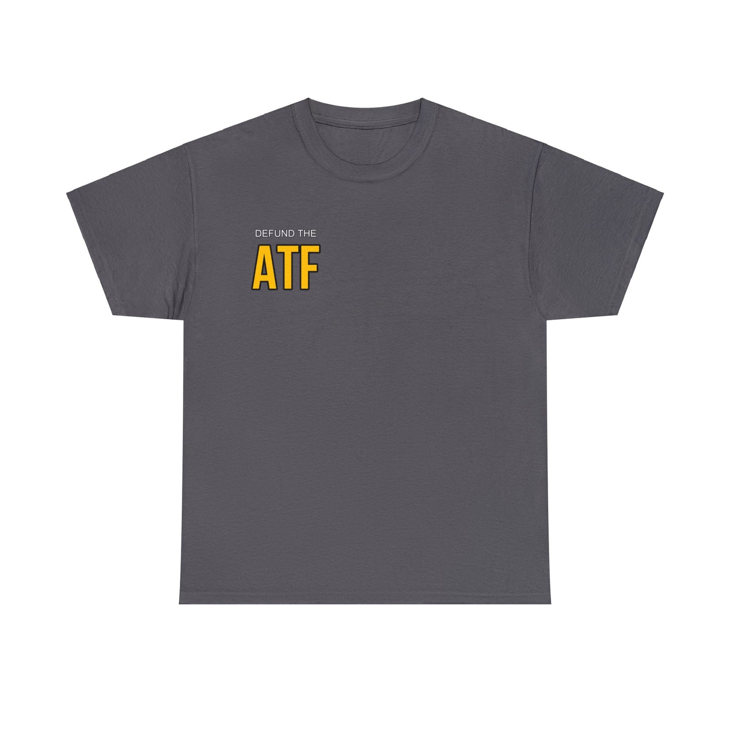 Defund the ATF (front pocket, full back print)