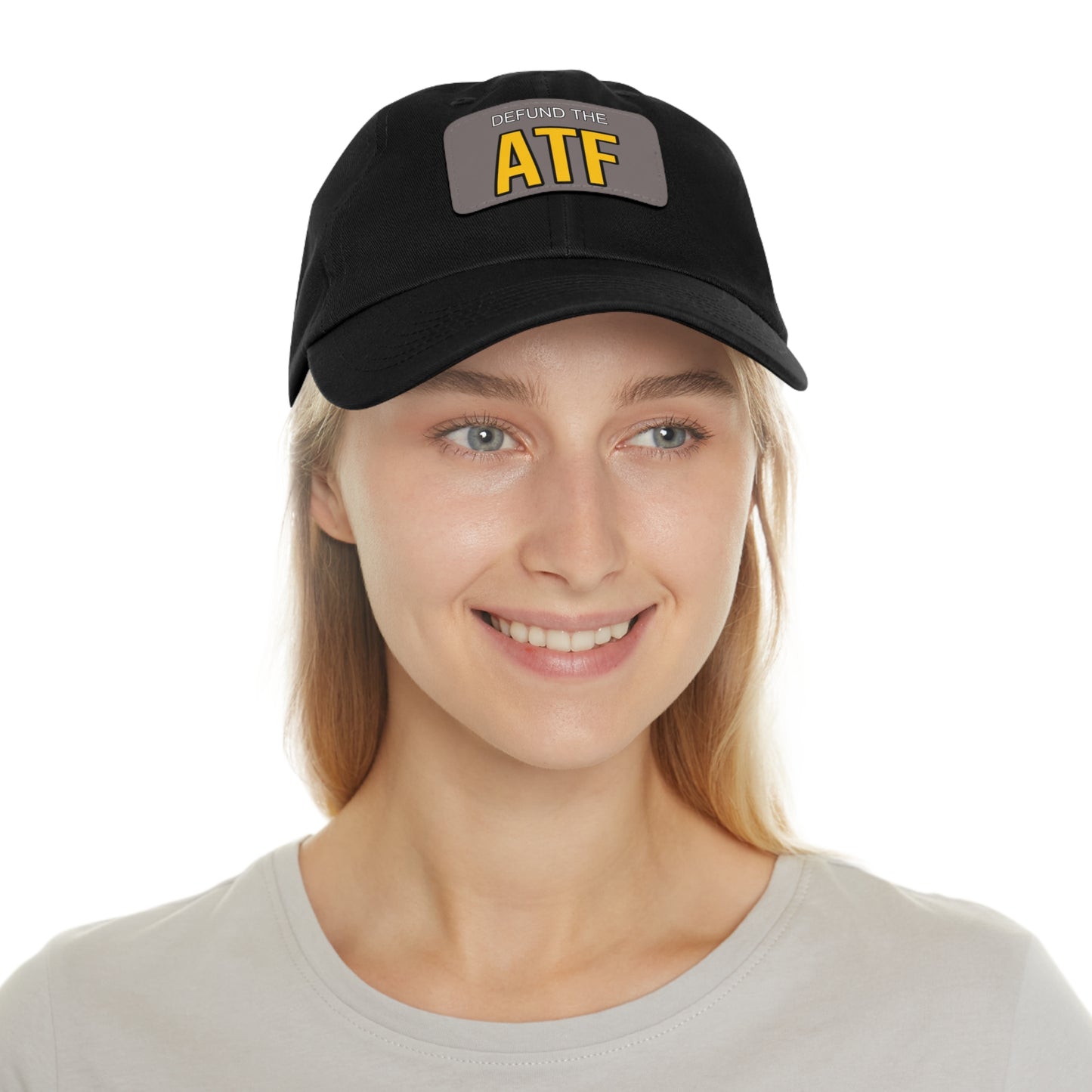 Defund the ATF Leather Patch Hat