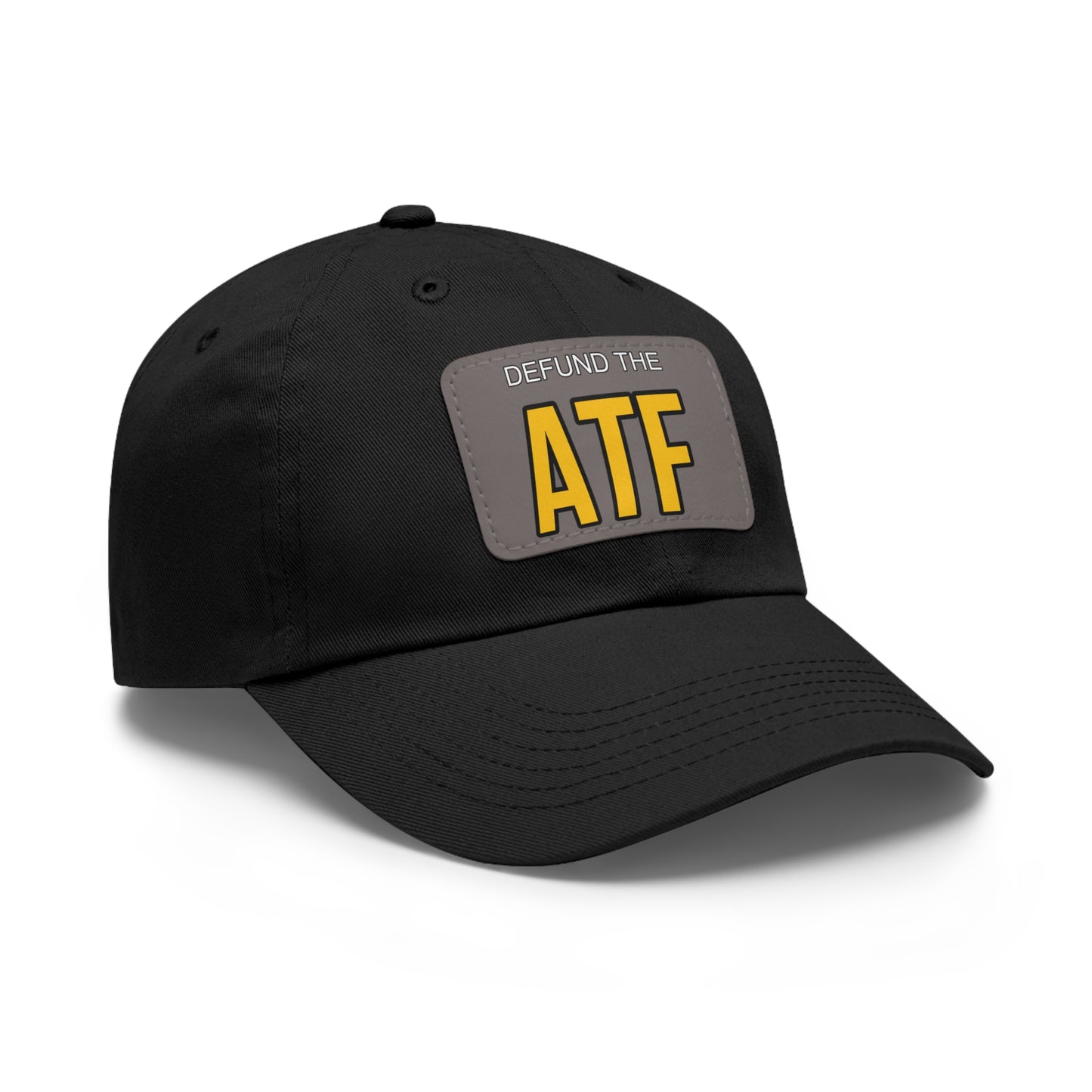 Defund the ATF Leather Patch Hat