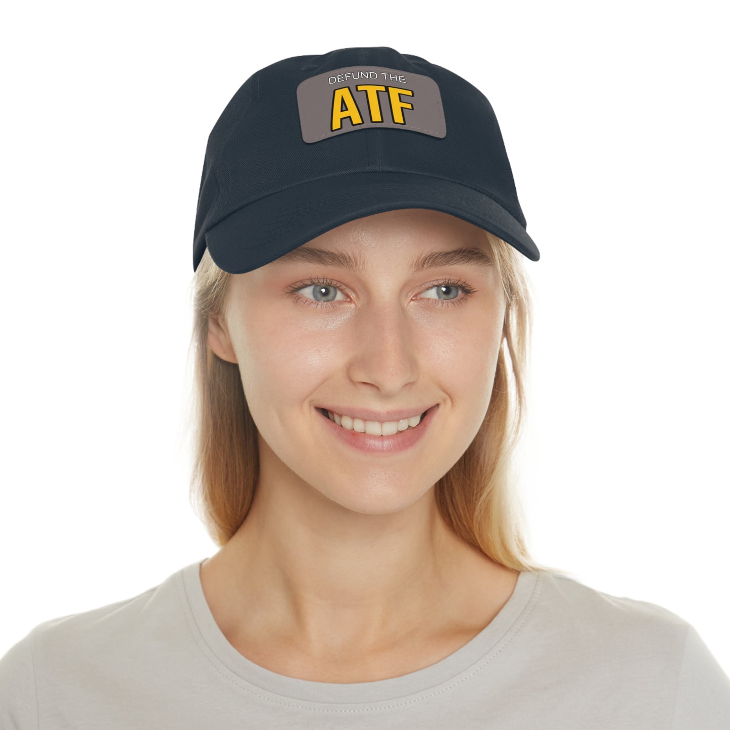 Defund the ATF Leather Patch Hat