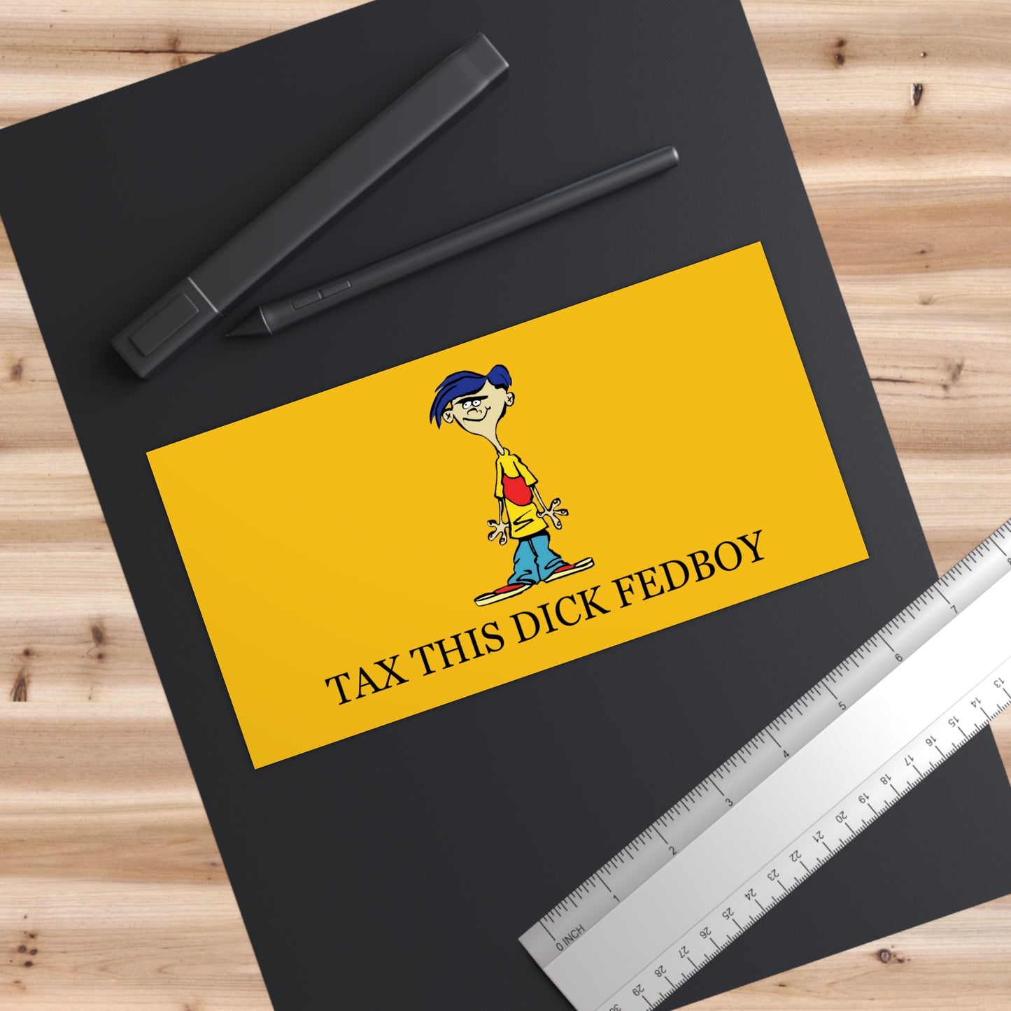 Rolf Tax This Dick, Fedboy Bumper Sticker