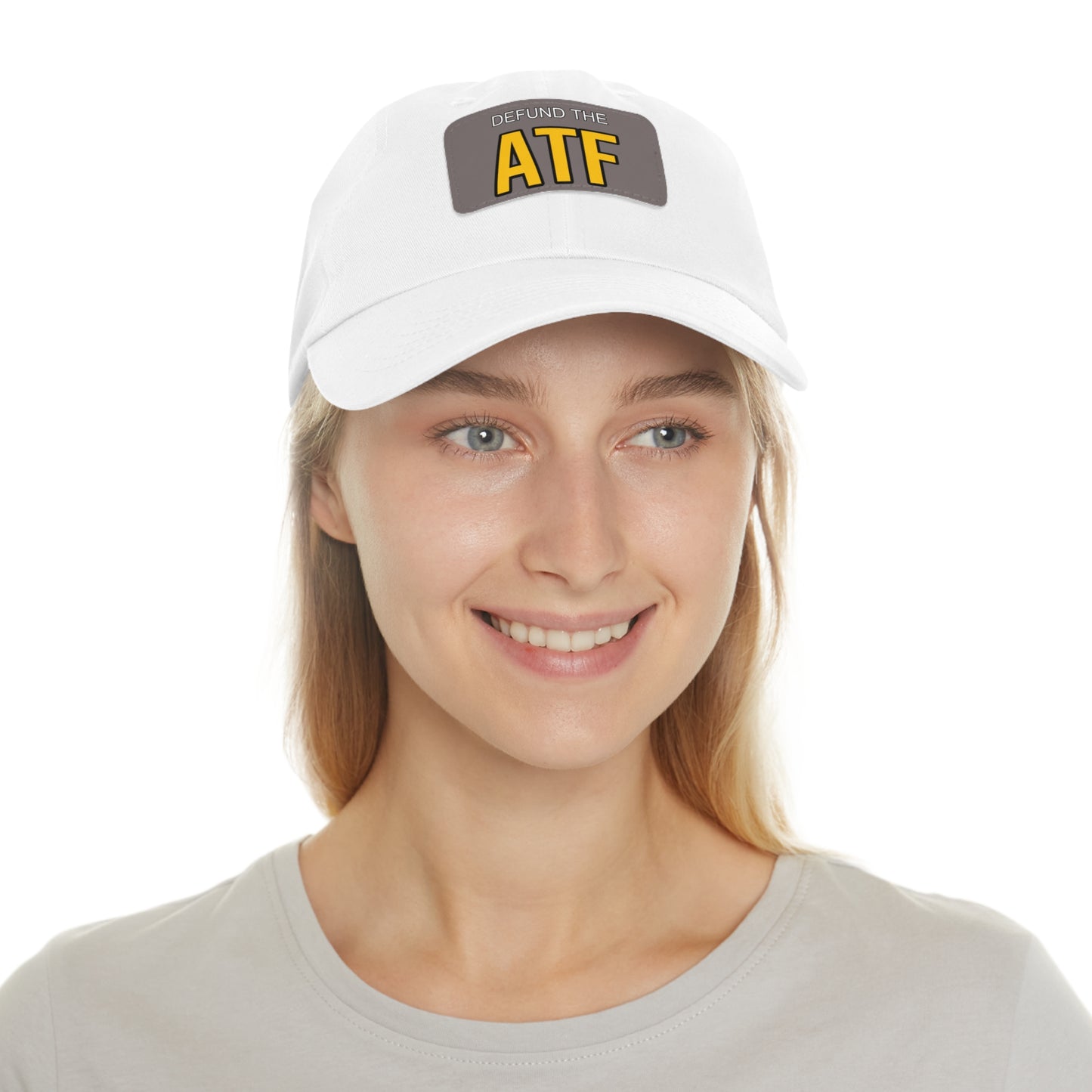 Defund the ATF Leather Patch Hat