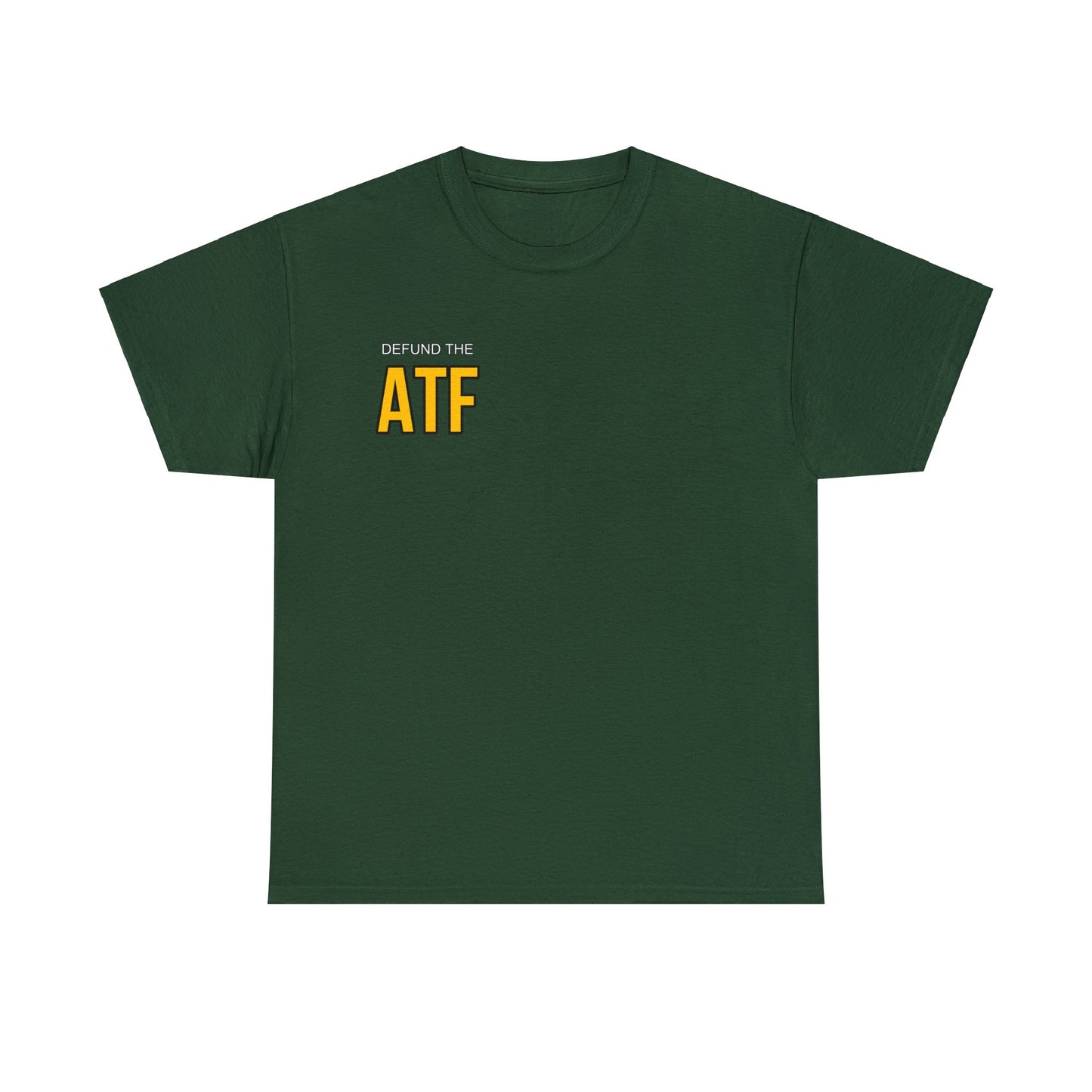 Defund the ATF (front pocket, full back print)