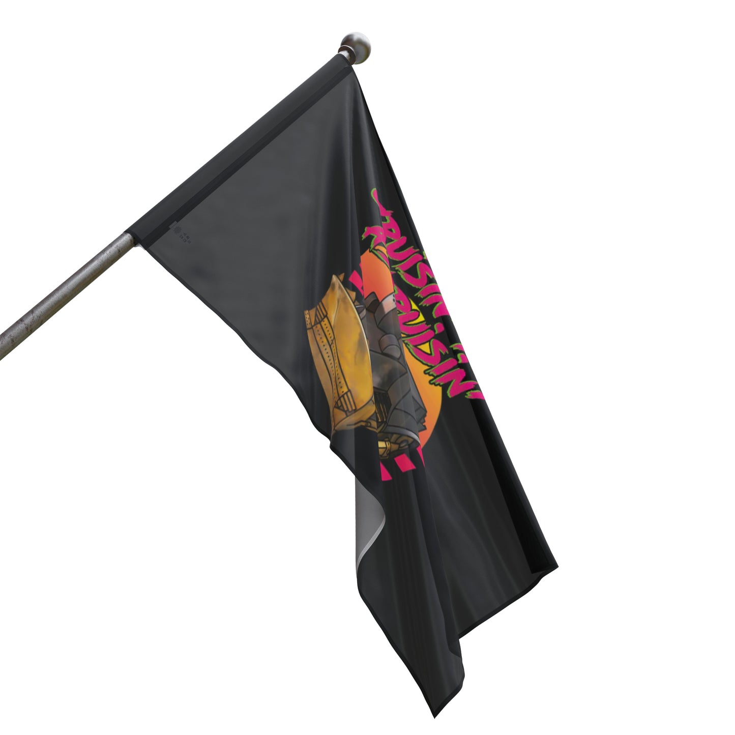 CRUISIN' FOR A BRUISIN' POLE FLAG