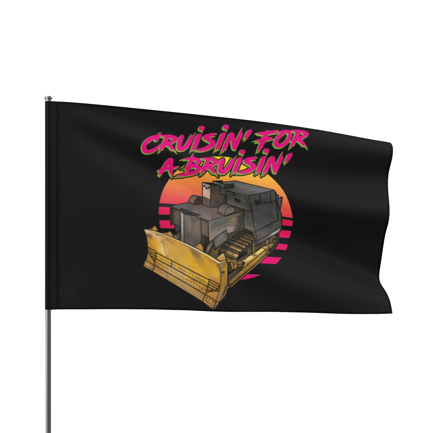 CRUISIN' FOR A BRUISIN' POLE FLAG