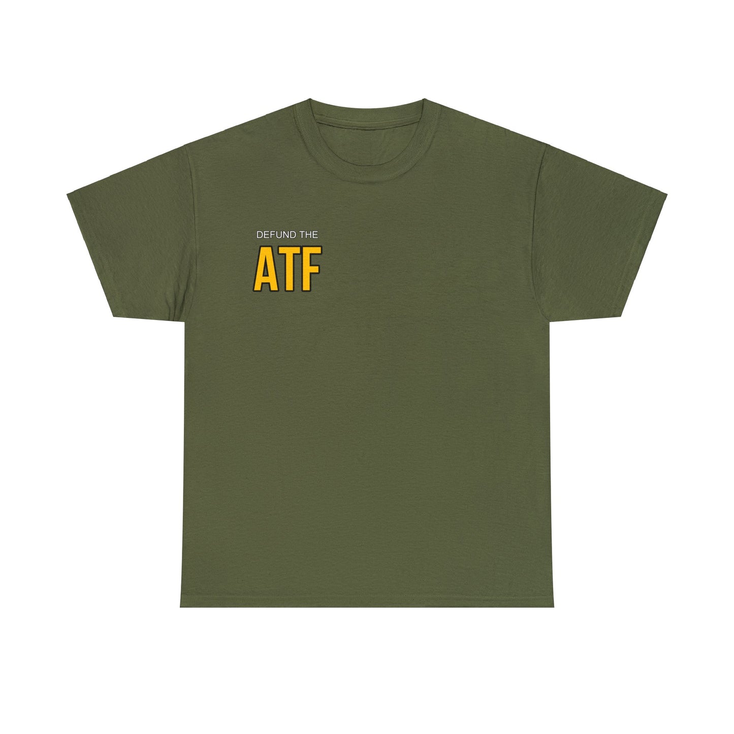 Defund the ATF (front pocket, full back print)