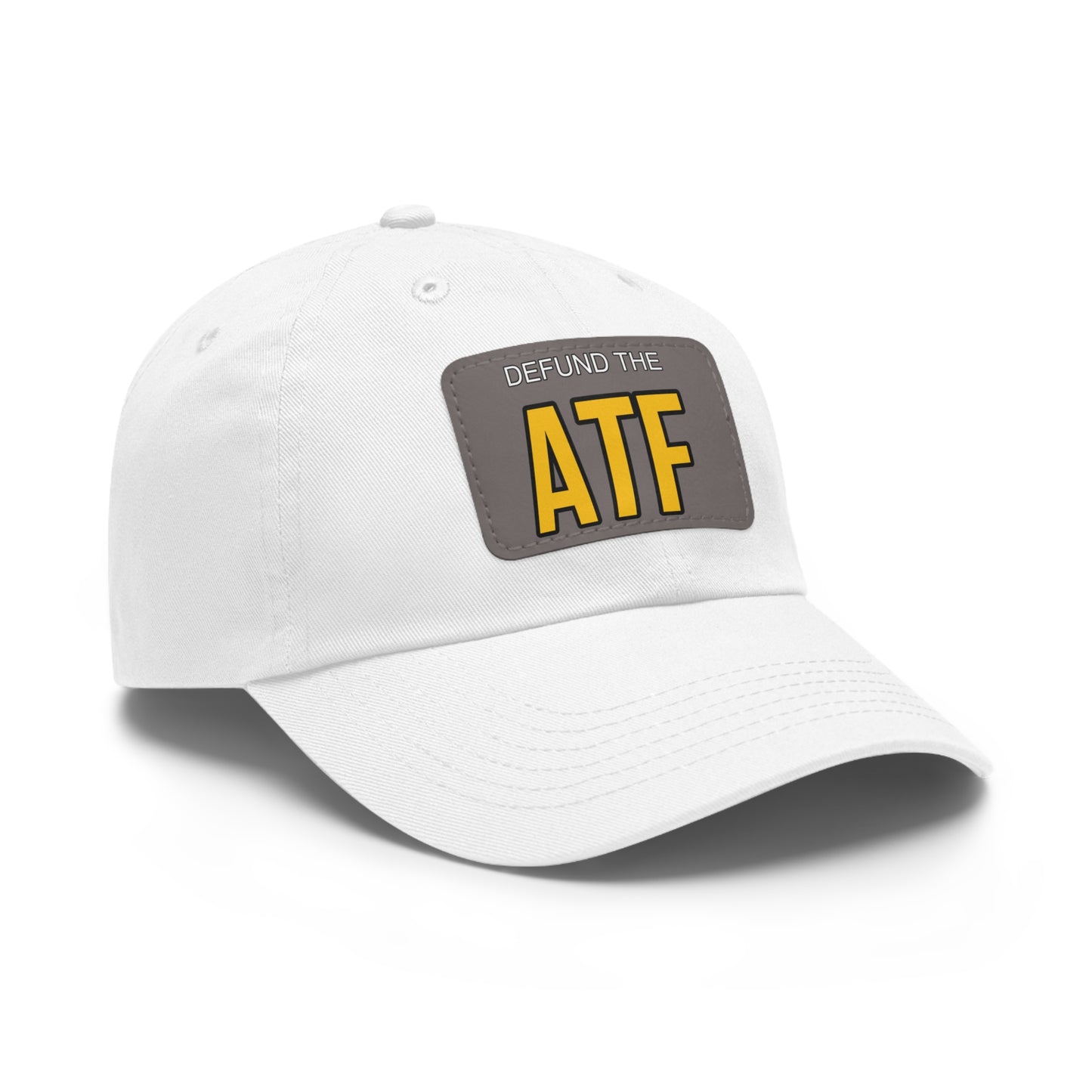 Defund the ATF Leather Patch Hat