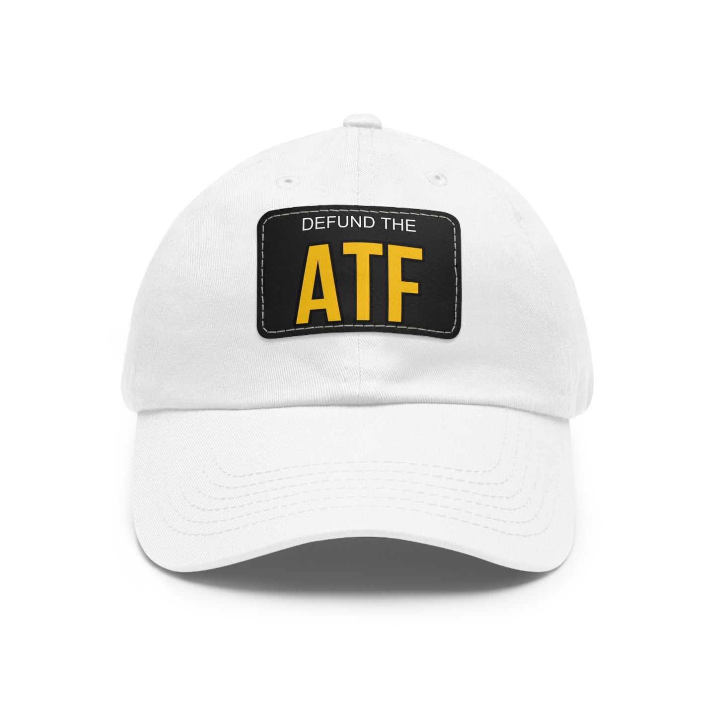 Defund the ATF Leather Patch Hat