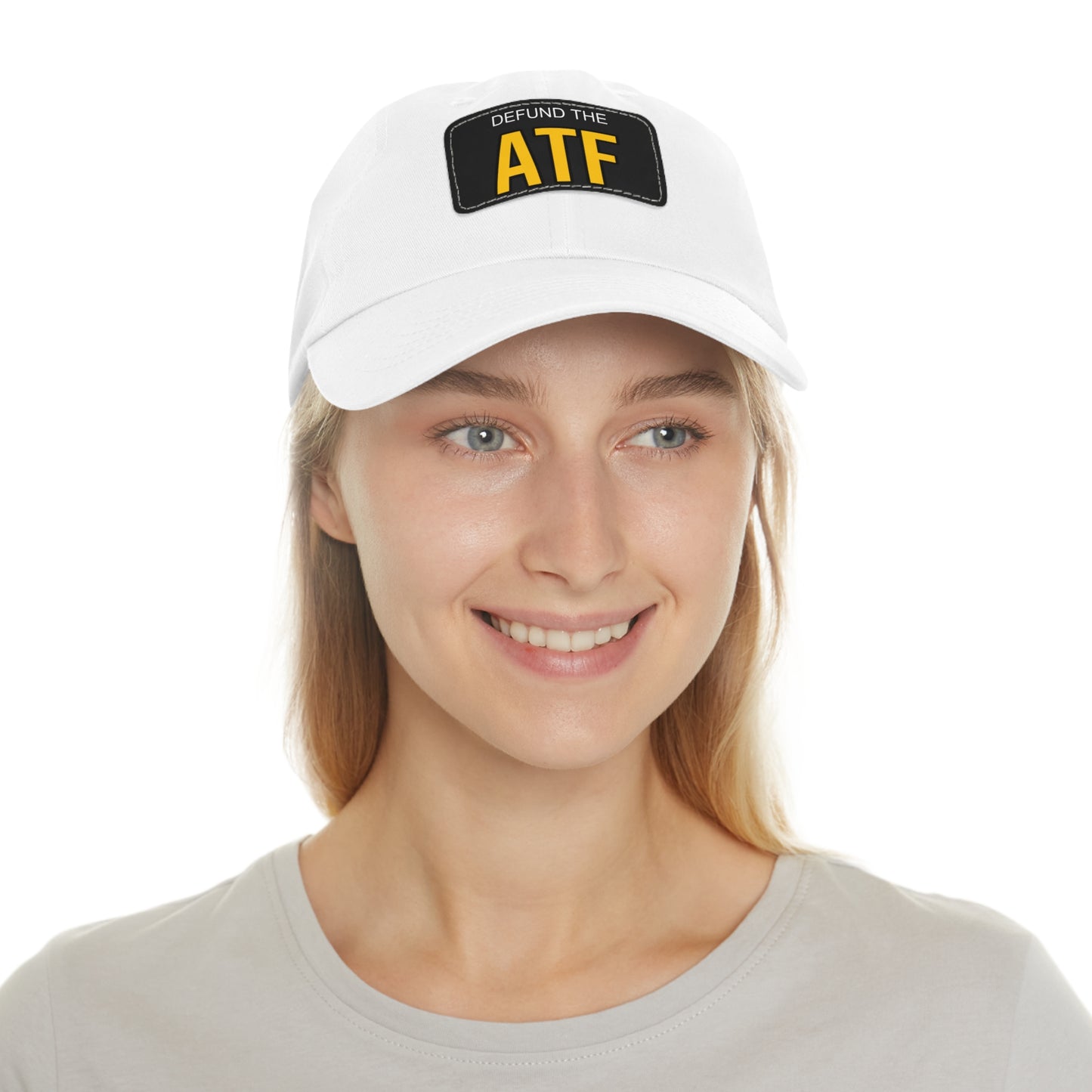 Defund the ATF Leather Patch Hat