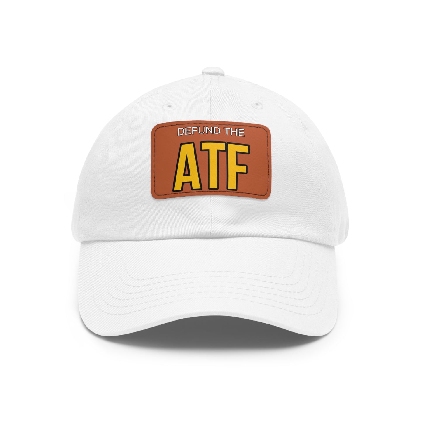 Defund the ATF Leather Patch Hat