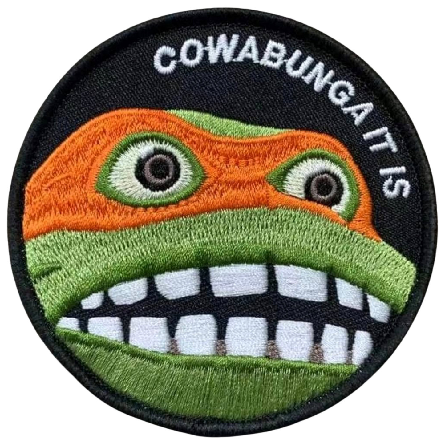 Ninja Turtle Cowabunga It Is Then Sewn Morale Patch