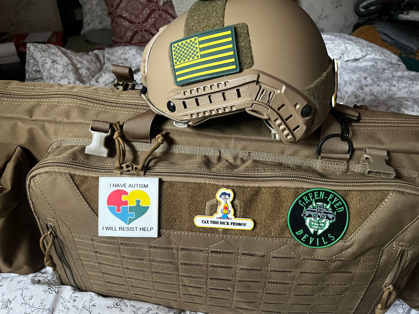Rolf's "Tax This Dick Fedboy" PVC Patch