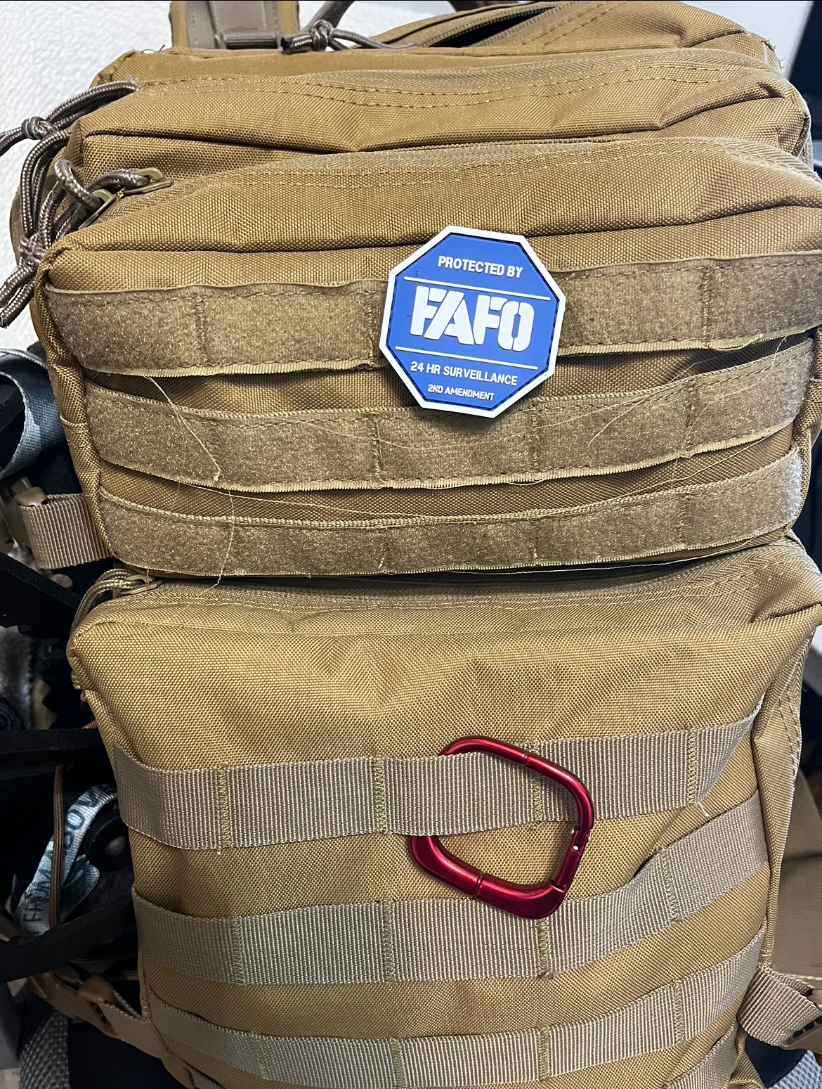 FAFO Fuck Around and Find Out Home Security PVC Patch