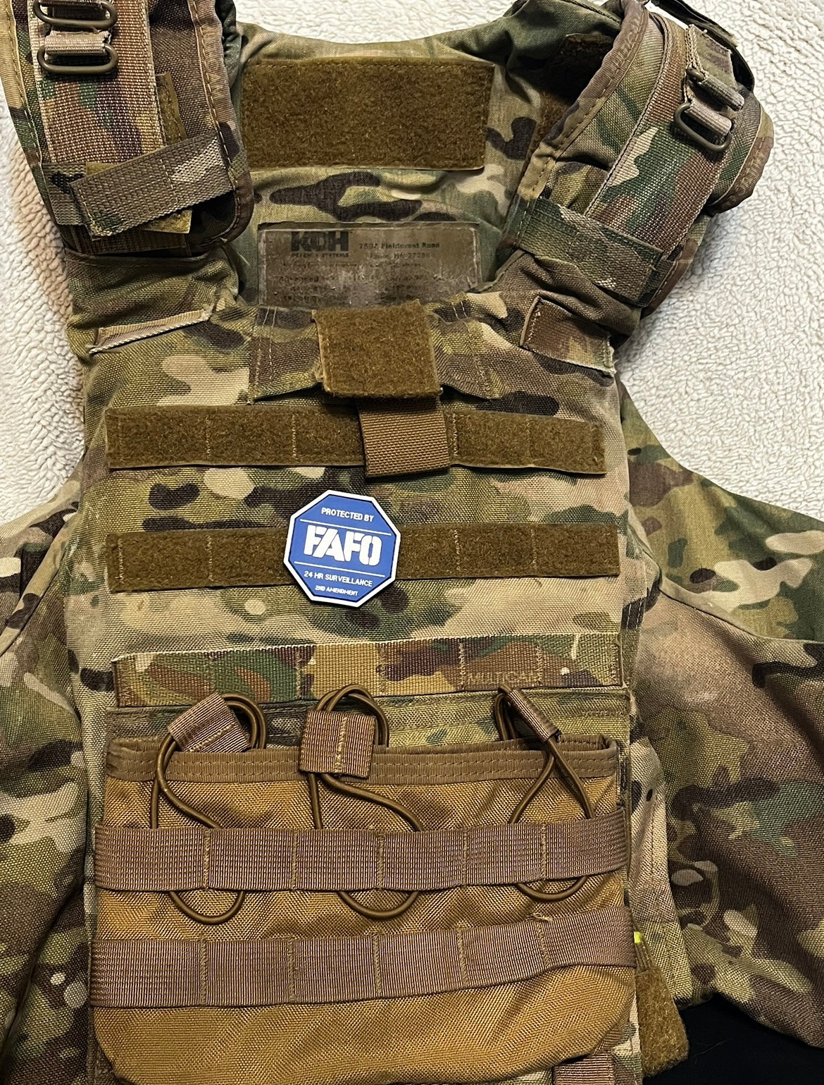 FAFO Fuck Around and Find Out Home Security PVC Patch