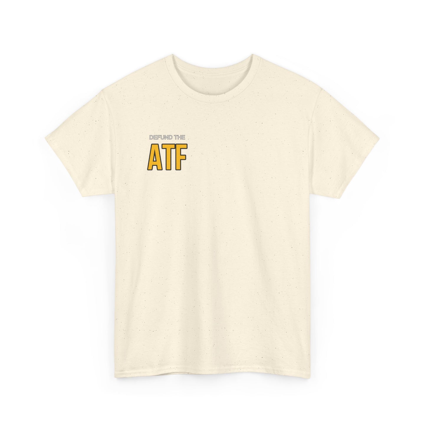 DEFUND THE ATF (front pocket, full back print)