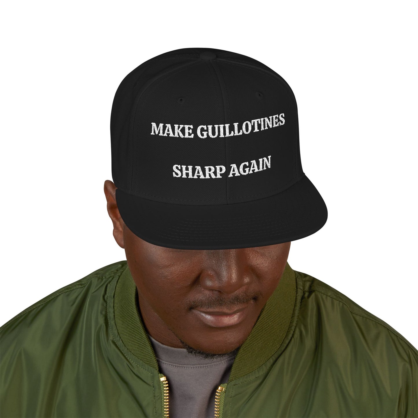 MAKE GUILLOTINES SHARP AGAIN "MAGA" EMBROIDERED HAT