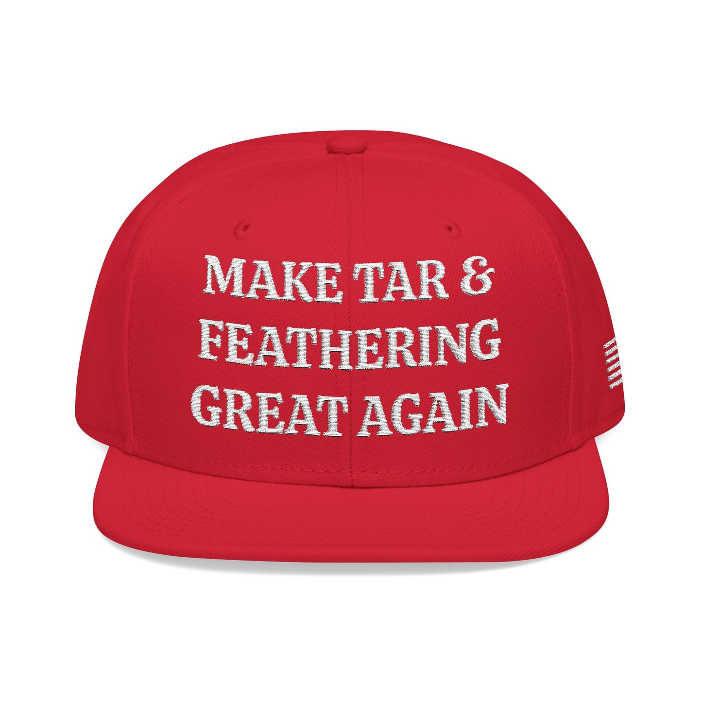 MAKE TAR & FEATHERING GREAT AGAIN "MAGA" EMBROIDERED HAT