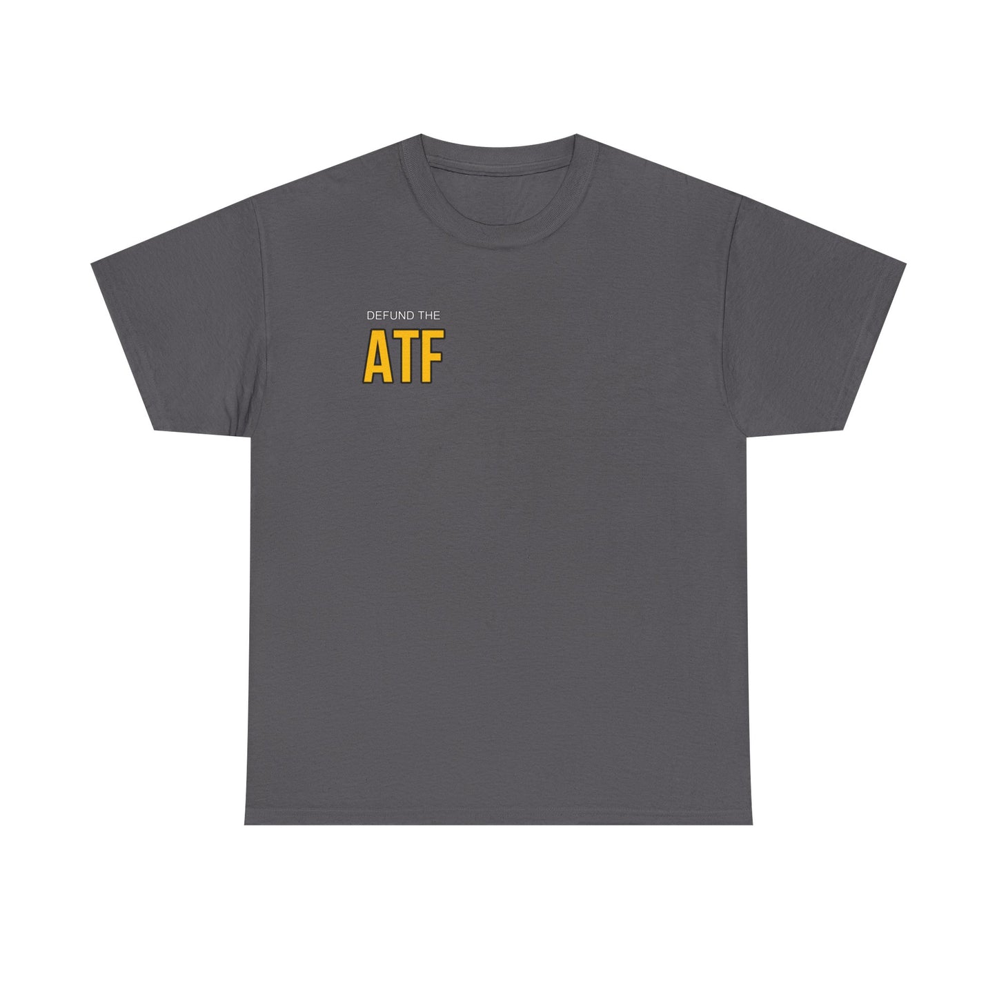 DEFUND THE ATF (front pocket, full back print)