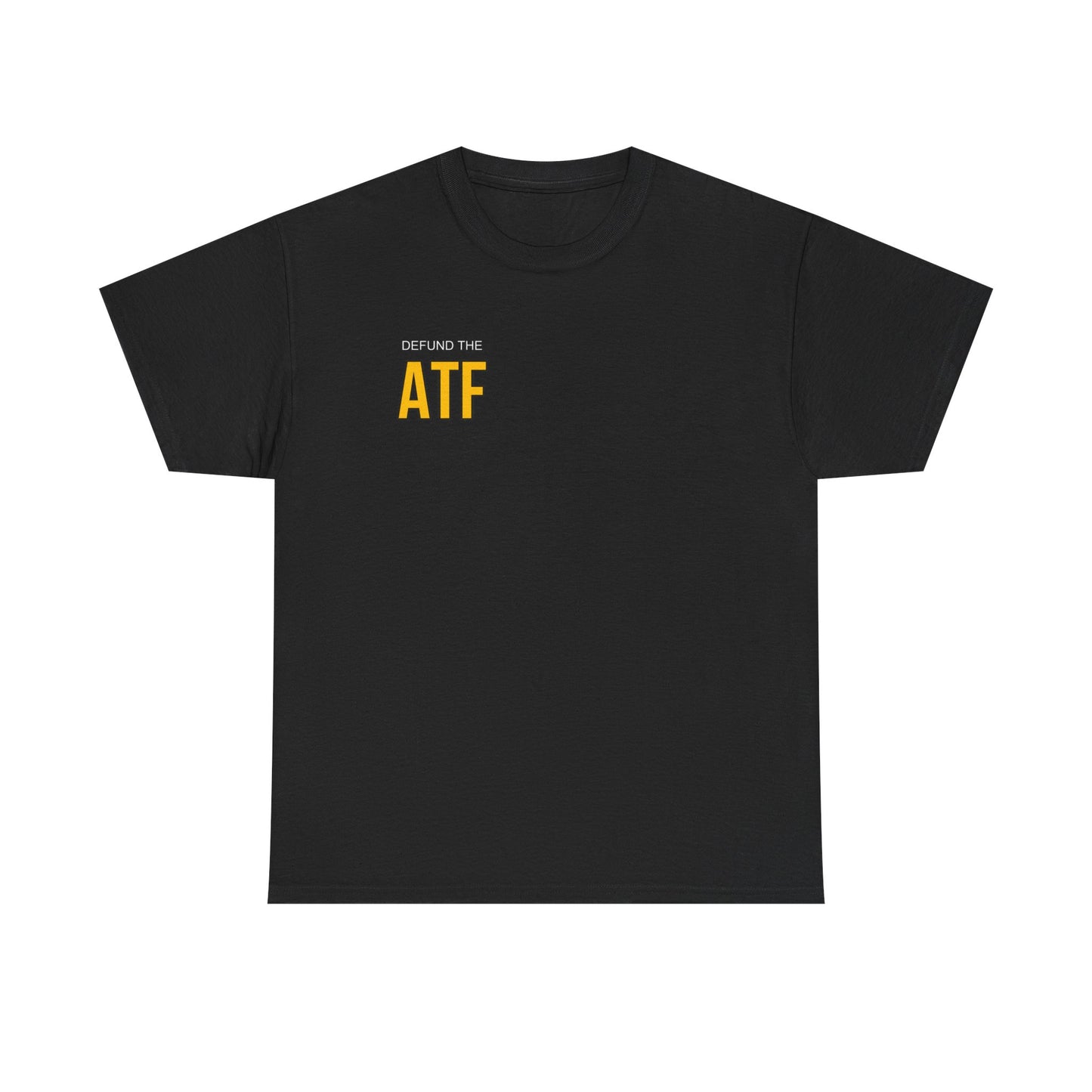 DEFUND THE ATF (front pocket, full back print)
