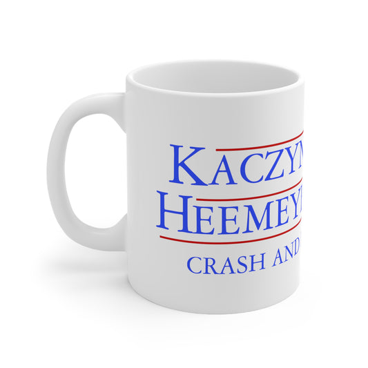 KACZYNSKI HEEMEYER PRESIDENTIAL CAMPAIGN CERAMIC MUG