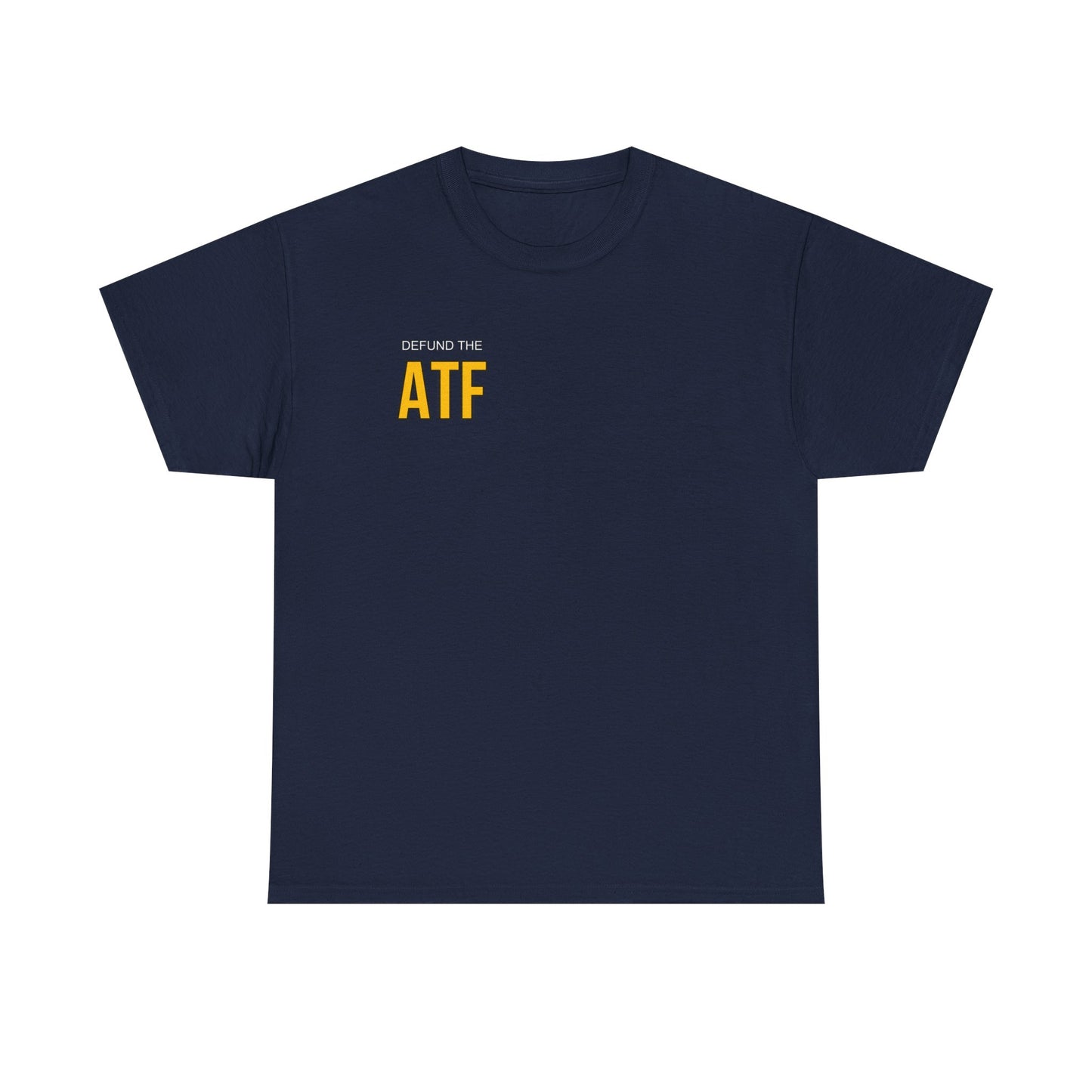 DEFUND THE ATF (front pocket, full back print)
