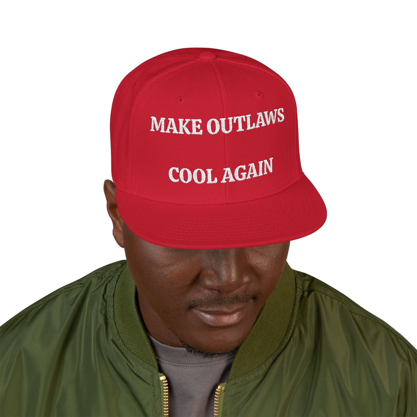 MAKE OUTLAWS COOL AGAIN "MAGA" EMBROIDERED HAT
