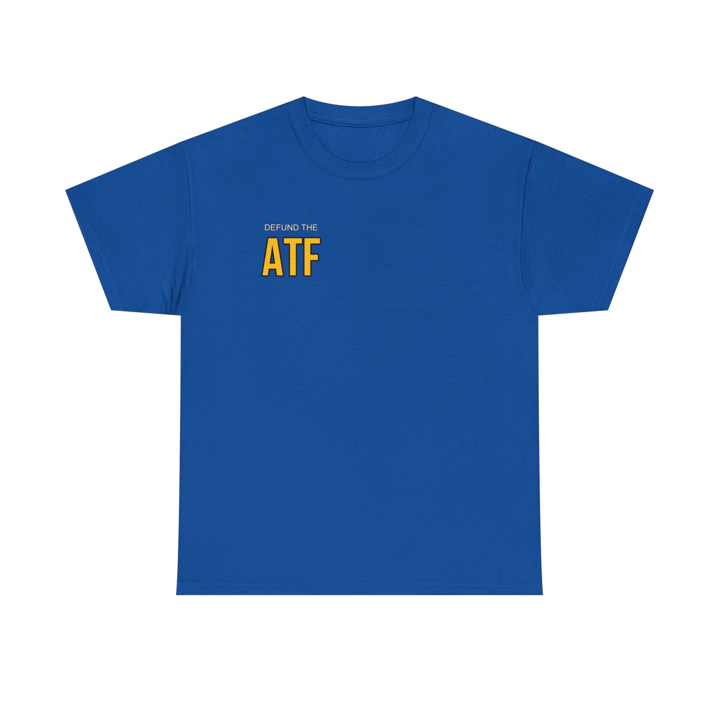 DEFUND THE ATF (front pocket, full back print)