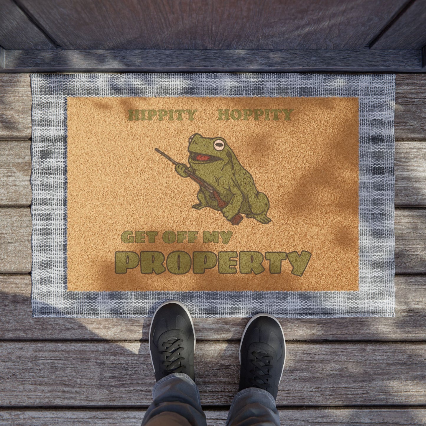 Hippity Hoppity... Get Off My Property Doormat