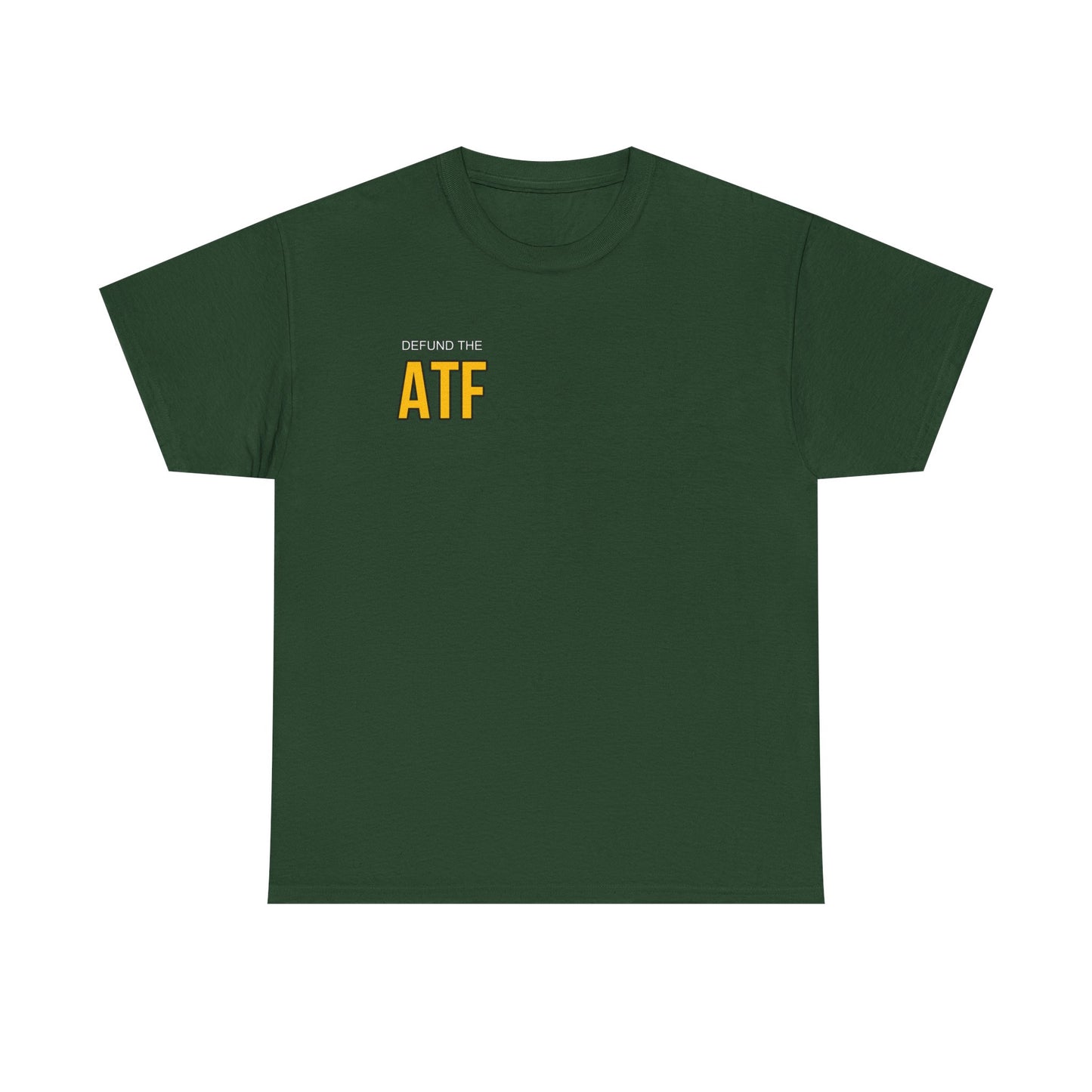 DEFUND THE ATF (front pocket, full back print)