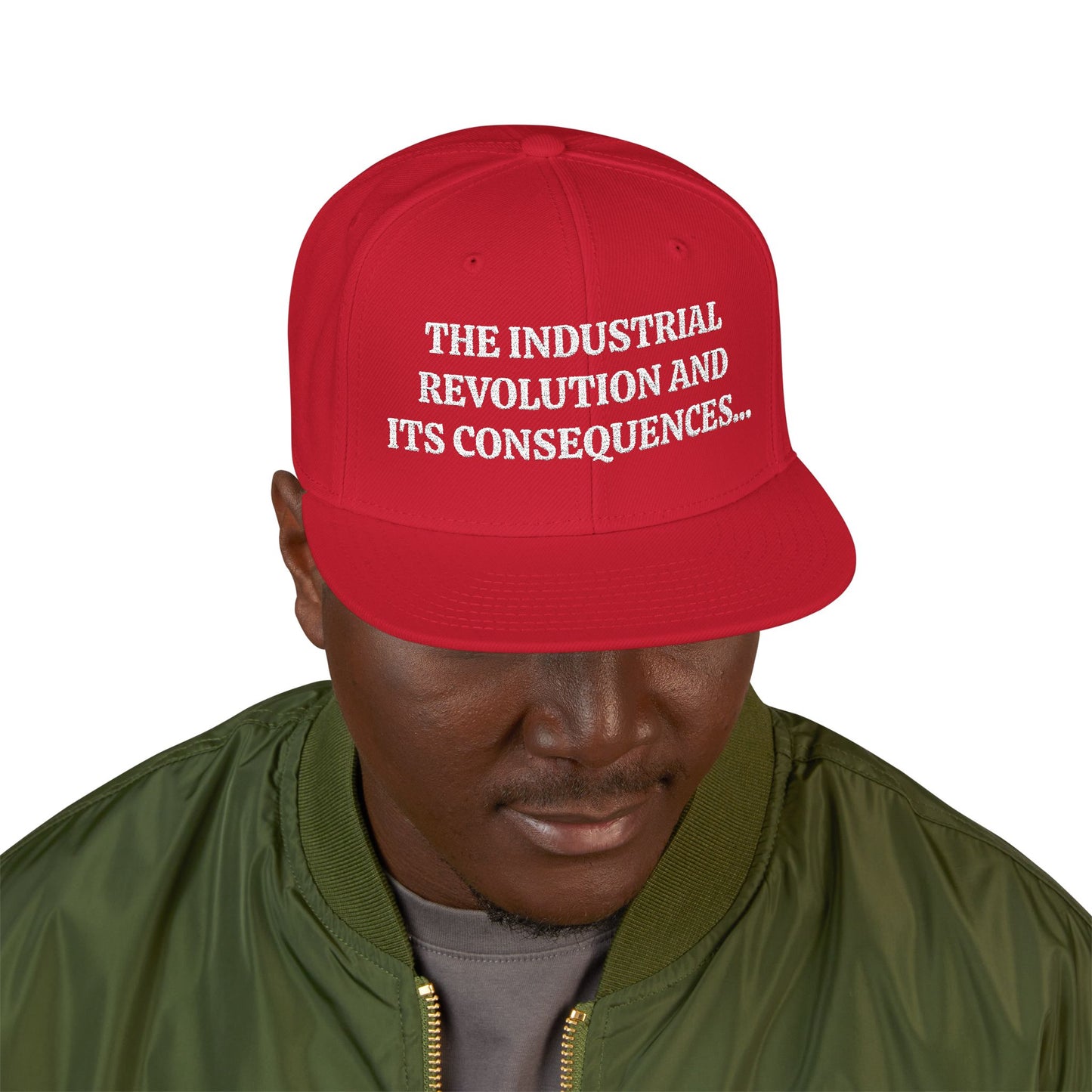THE INDUSTRIAL REVOLUTION AND ITS CONSEQUENCES "MAGA" EMBROIDERED HAT