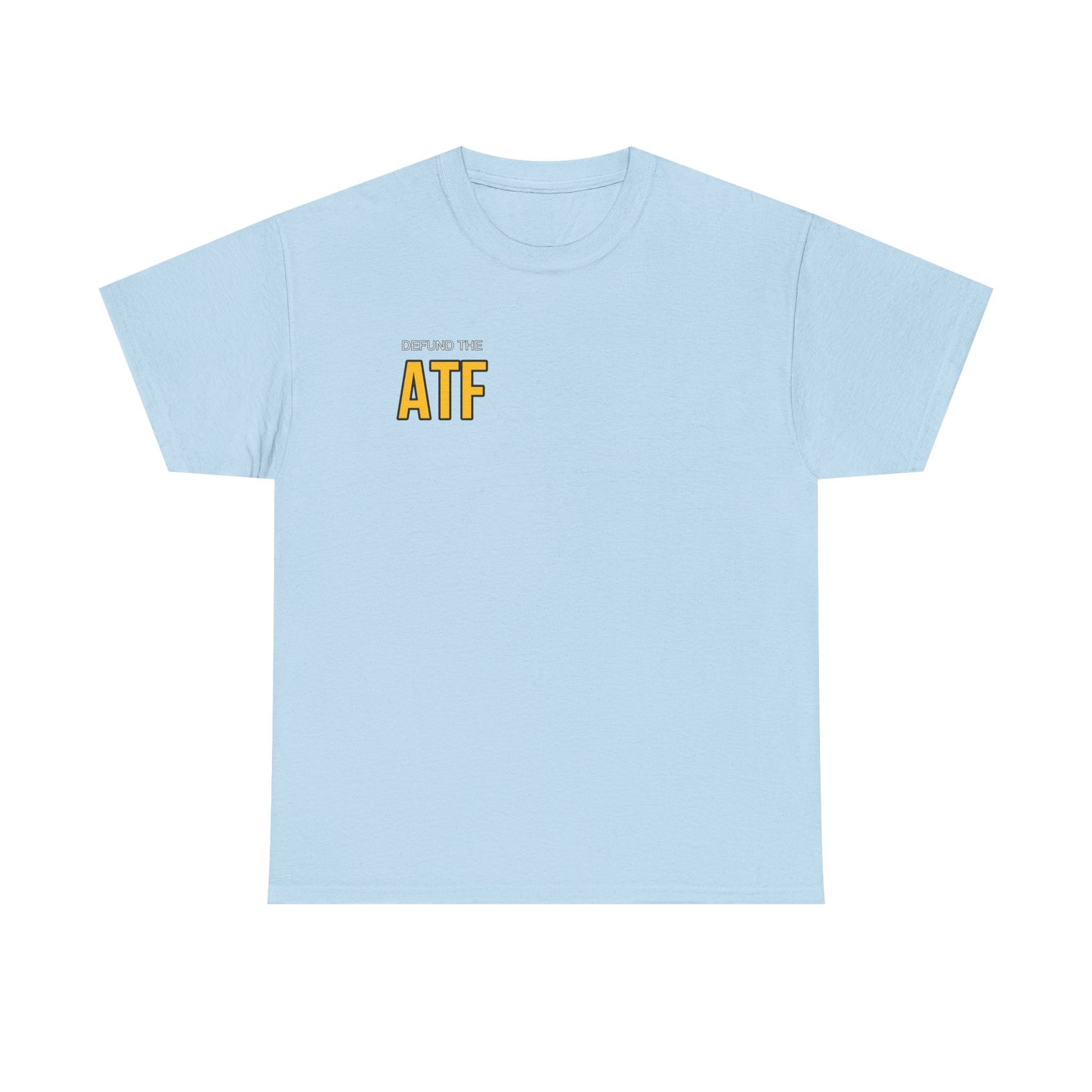 DEFUND THE ATF (front pocket, full back print)