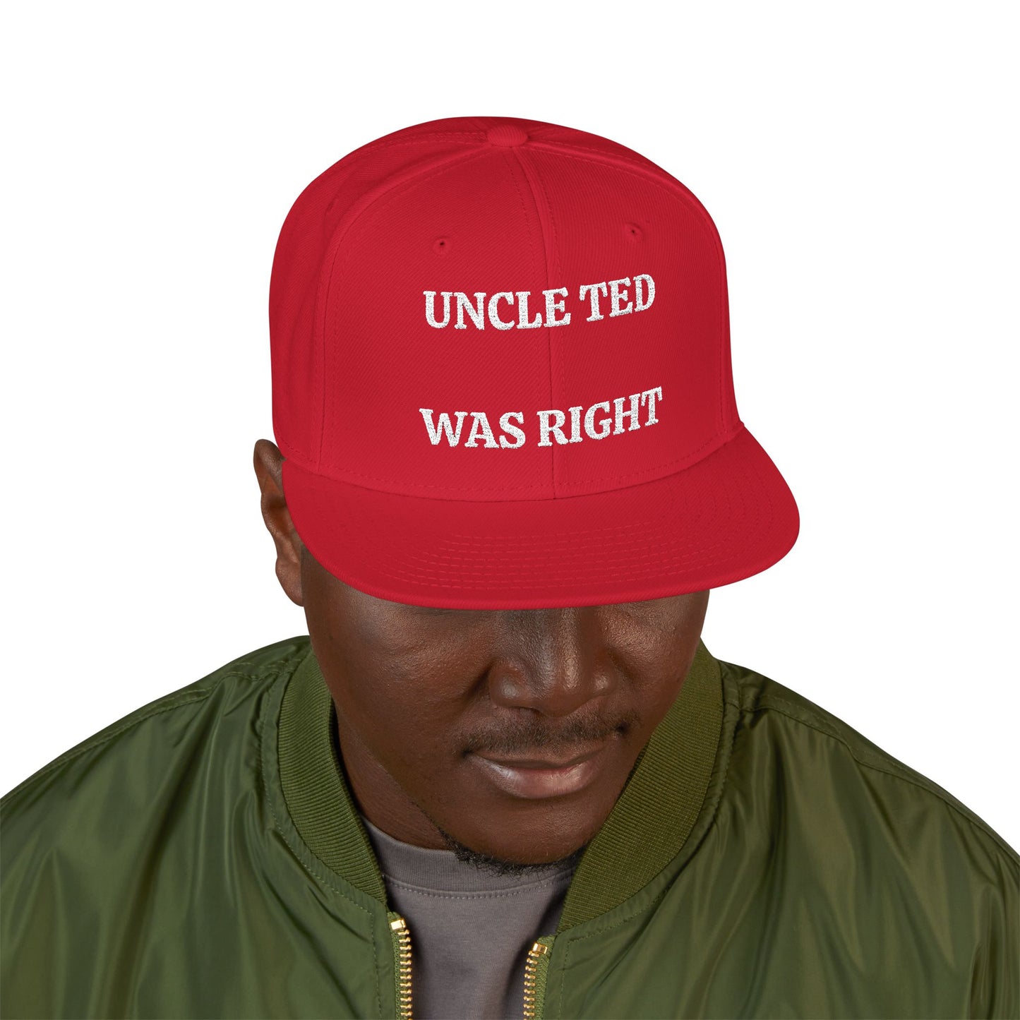 UNCLE TED WAS RIGHT "MAGA" EMBROIDERED HAT