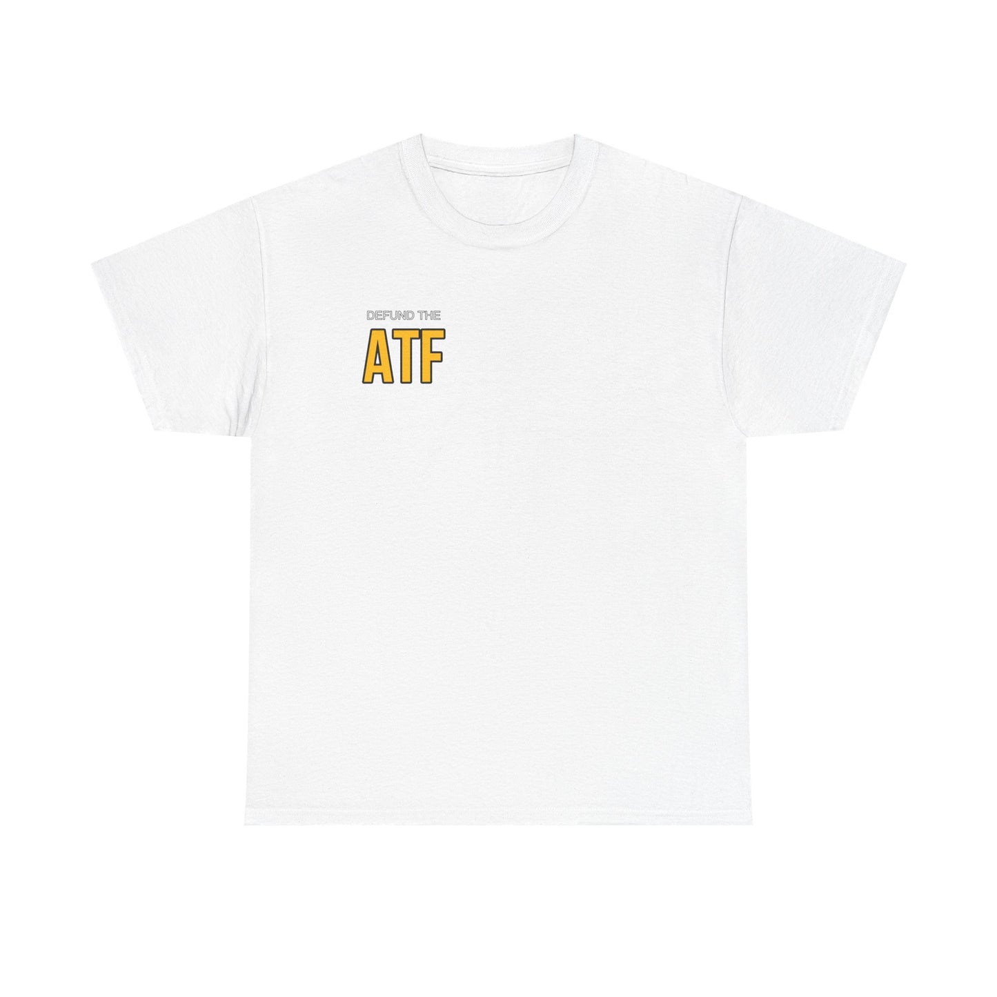 DEFUND THE ATF (front pocket, full back print)