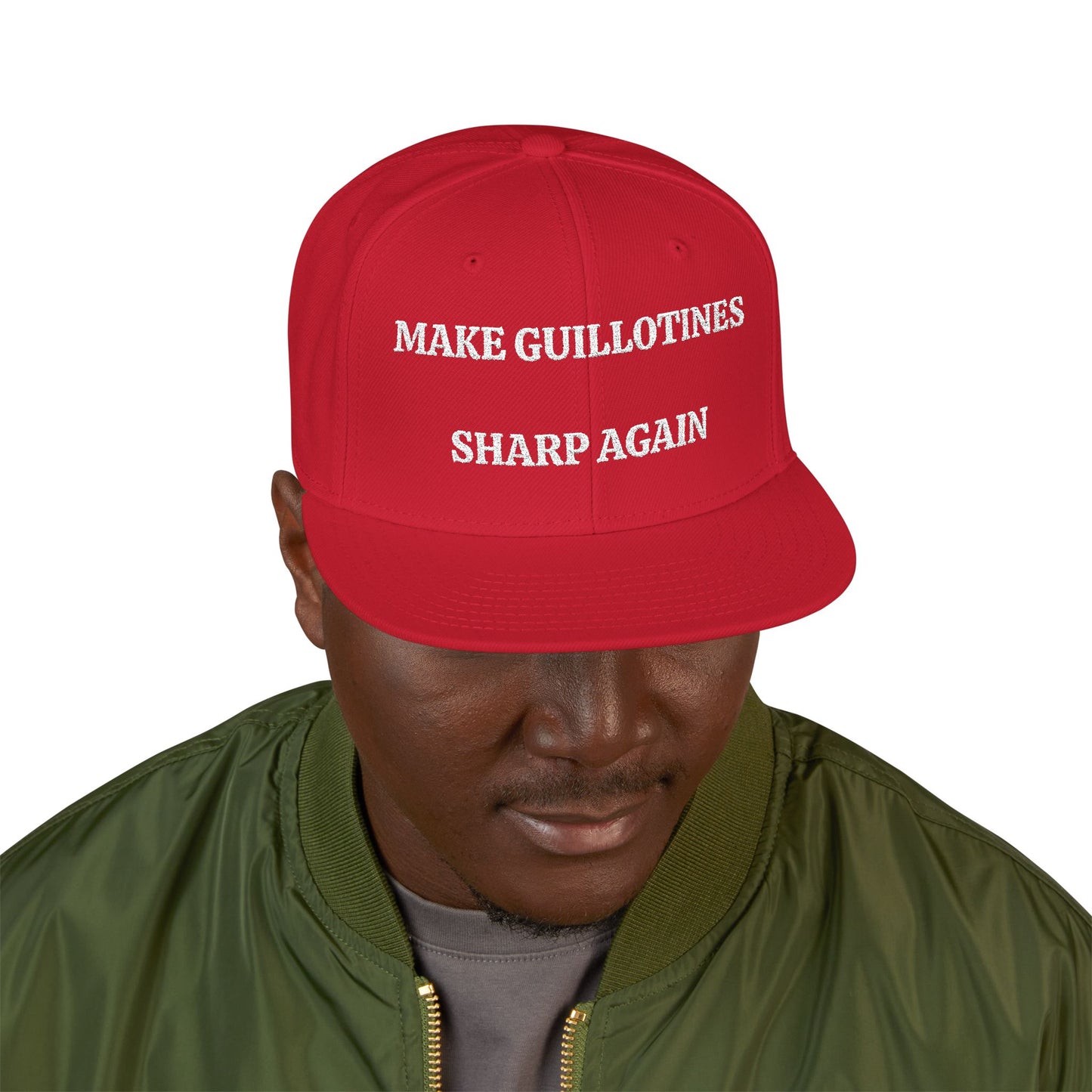 MAKE GUILLOTINES SHARP AGAIN "MAGA" EMBROIDERED HAT