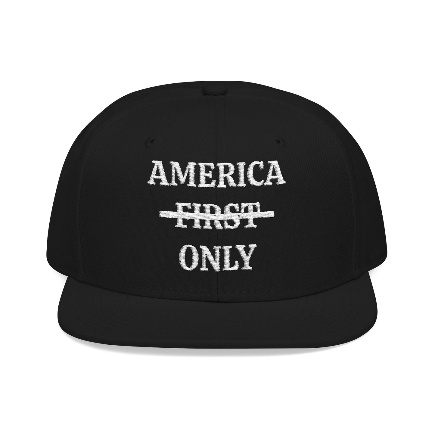 AMERICA ONLY "MAGA" EMBROIDERED HAT