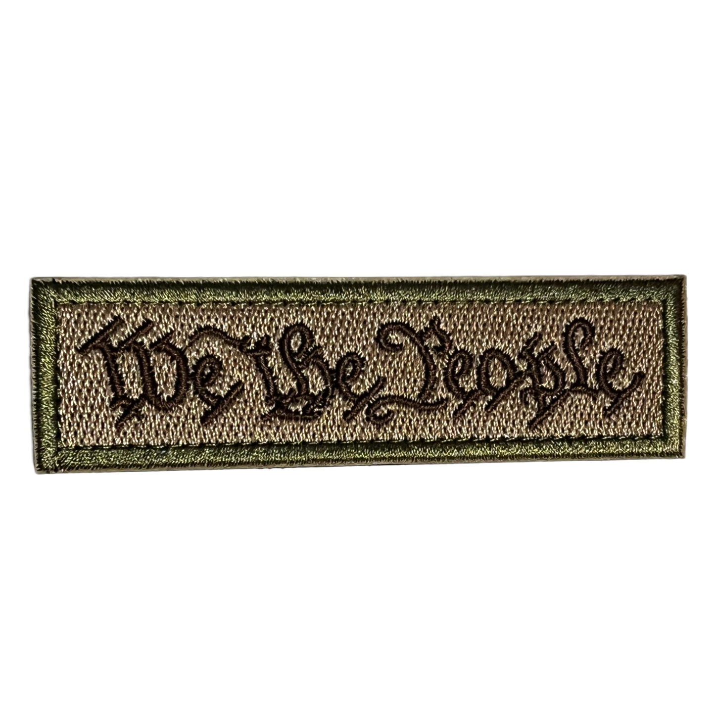We The People Sewn Morale Patch (Coyote Brown)