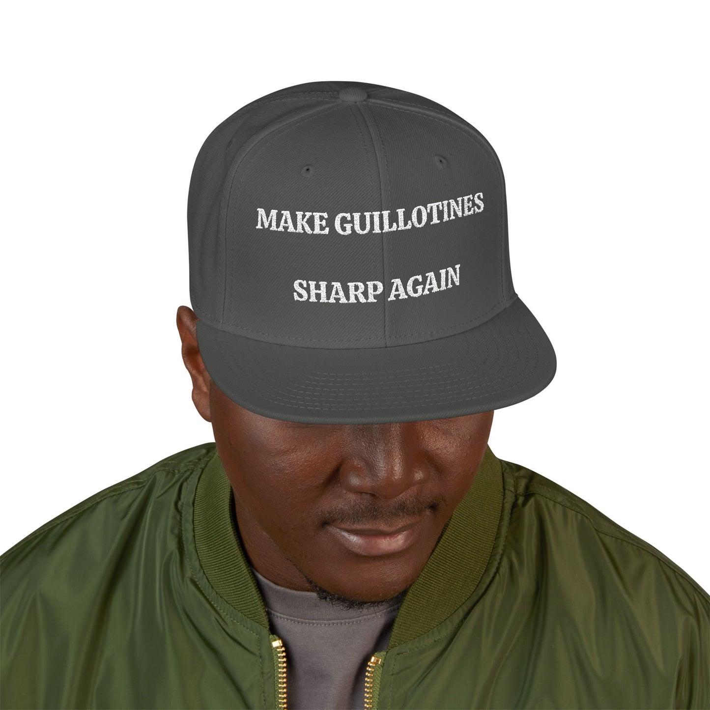 MAKE GUILLOTINES SHARP AGAIN "MAGA" EMBROIDERED HAT