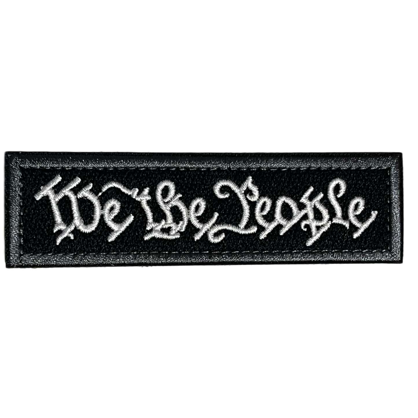 We The People Sewn Morale Patch (Black)