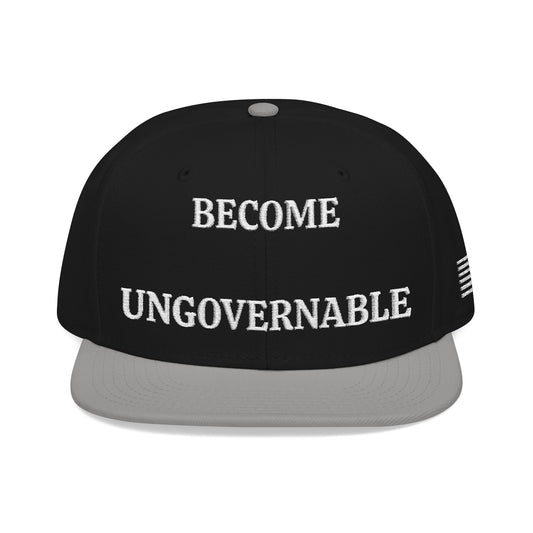 BECOME UNGOVERNABLE "MAGA" EMBROIDERED HAT