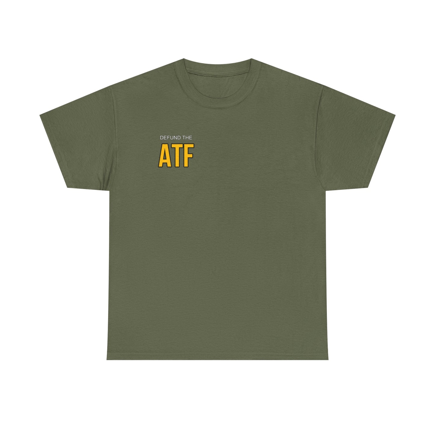 DEFUND THE ATF (front pocket, full back print)