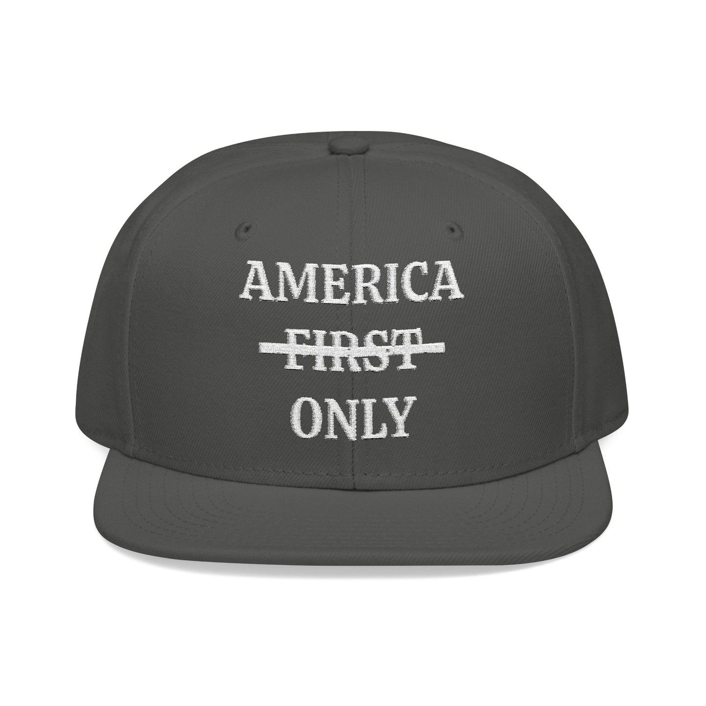 AMERICA ONLY "MAGA" EMBROIDERED HAT