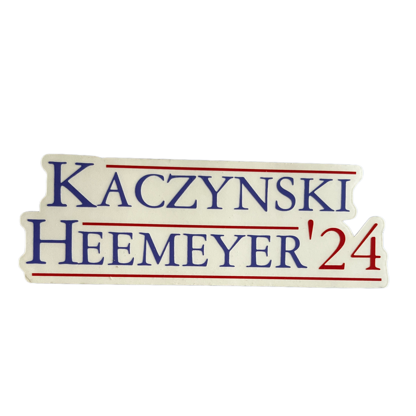 Ted Kaczynski Marvin Heemeyer '24 Presidential Bumper Sticker